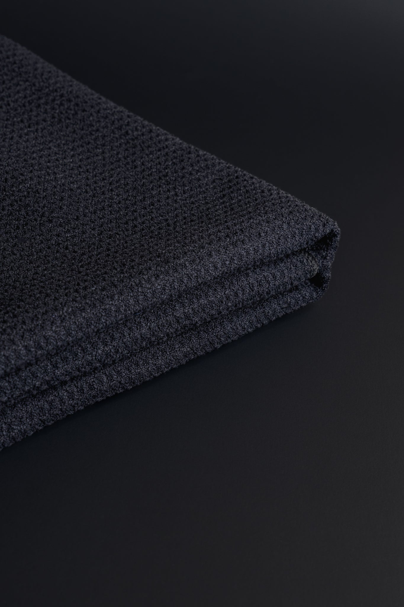 Black Microfibre Bath Towel