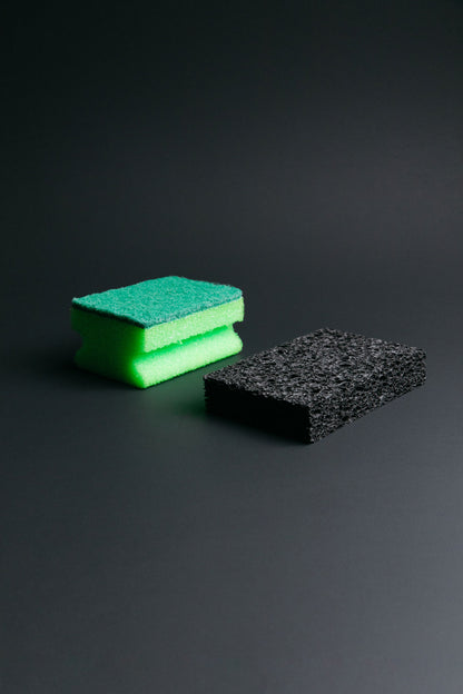 Black Pop-Up Kitchen Sponges (5-Pack)